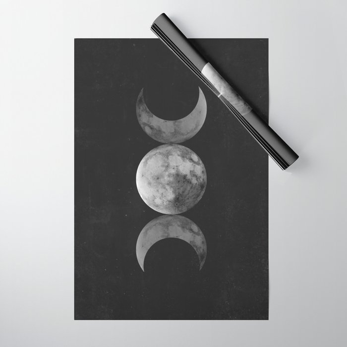 Moon Symbol Wrapping Paper