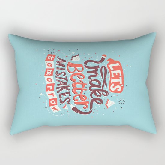 Better Mistakes Rectangular Pillow