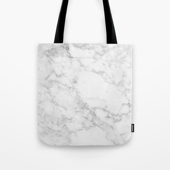 White Marble Edition 2 Tote Bag