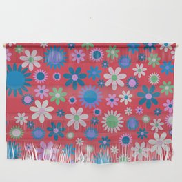 Bright Floral 4 Wall Hanging