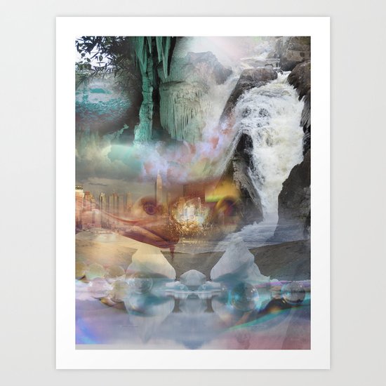 washed away Art Print