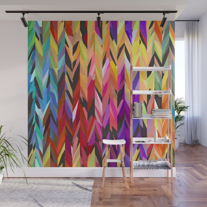 "burst of color" Wall Mural