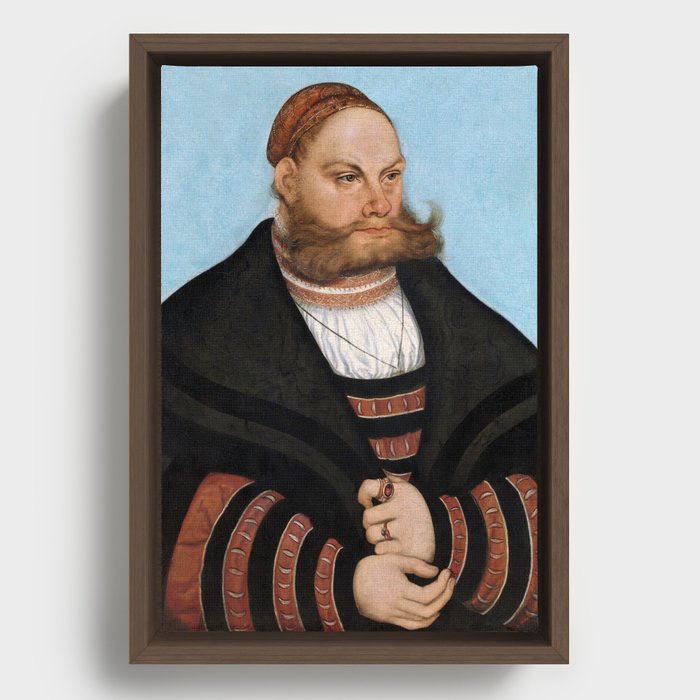 Lucas Cranach Lukas Spielhausen (1532)  Framed Canvas