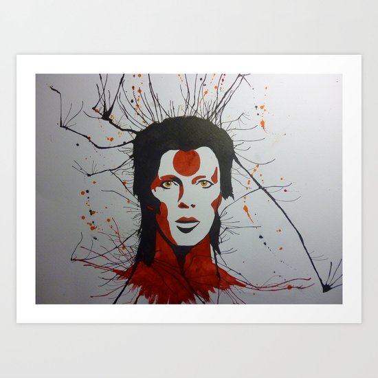 Bowie Art Print