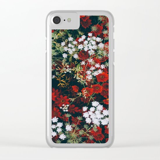 Floral Clear iPhone Case