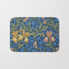 William Morris Flowers Bath Mat