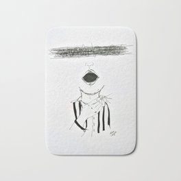 Boredom #bored #choking , penart Bath Mat