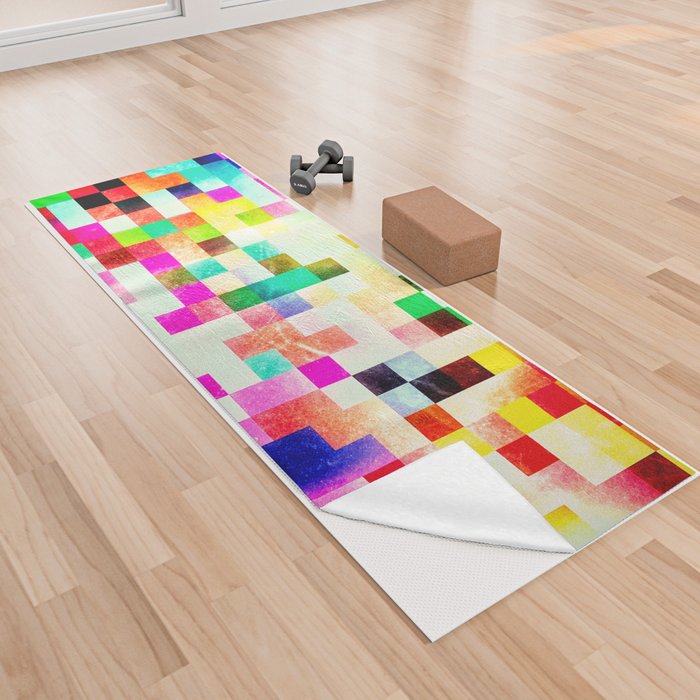 GROWN UP PIXELS Yoga Towel