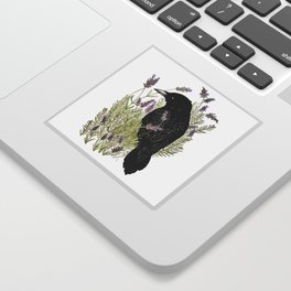 Relax Raven Sticker
