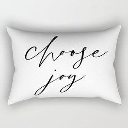 Choose joy Rectangular Pillow