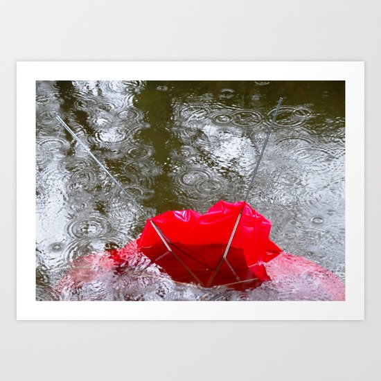 SMTHNG In The Water 38 Art Print