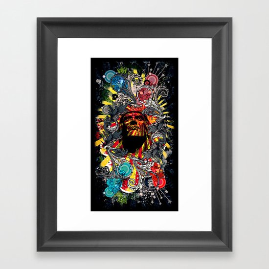 He shall return. Framed Art Print