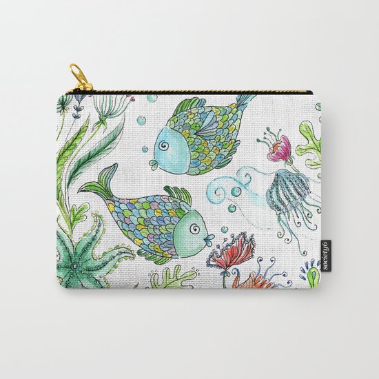2 fishes Carry-All Pouch