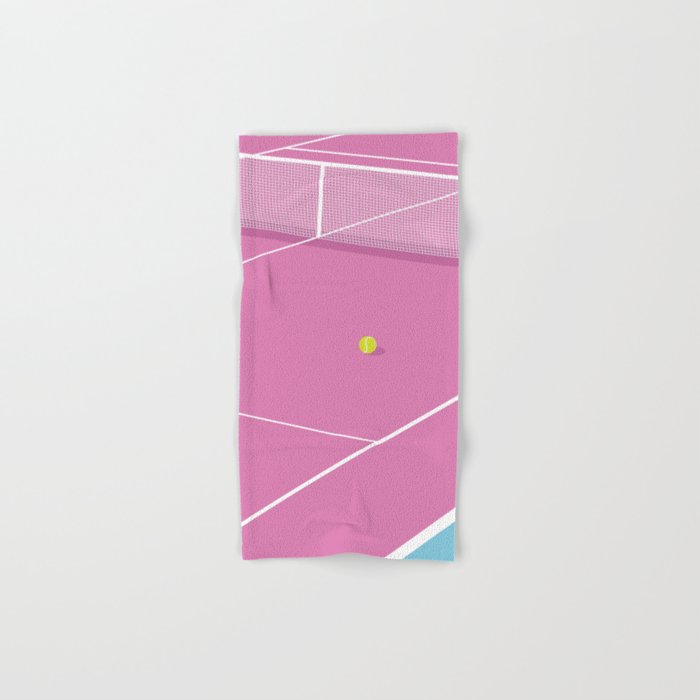 Tennis Court Hand & Bath Towel