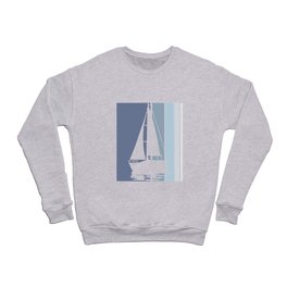 Sailboat Retro | Captain Sailor Sailing Vintage Crewneck Sweatshirt