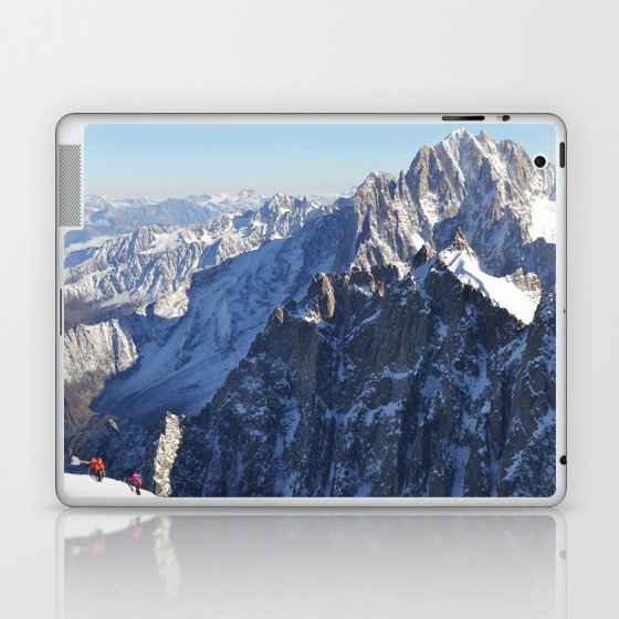 Mont Blanc, Chamonix. Laptop & iPad Skin