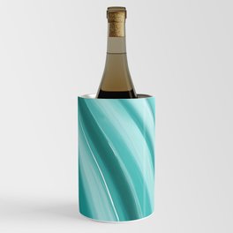 Clean Sweep Blue Abstract Wine Chiller