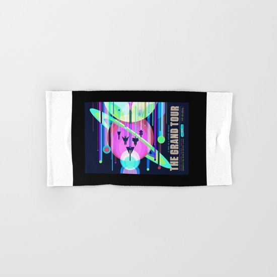 Grand Tour - NASA Space Travel Poster (Alternative) Hand & Bath Towel