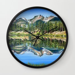 Sprague Lake  Wall Clock