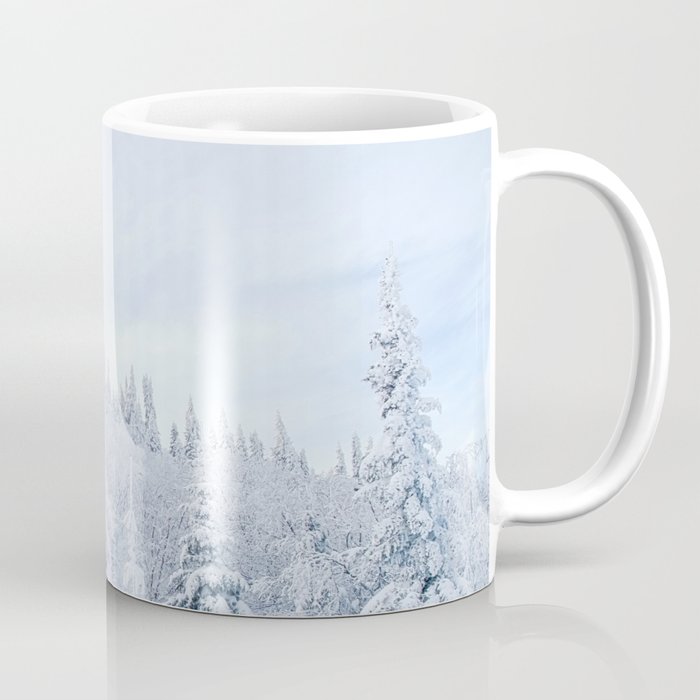 Snow covered forest Coffee Mug