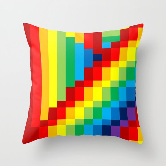 Fuzz Line #3 Throw Pillow