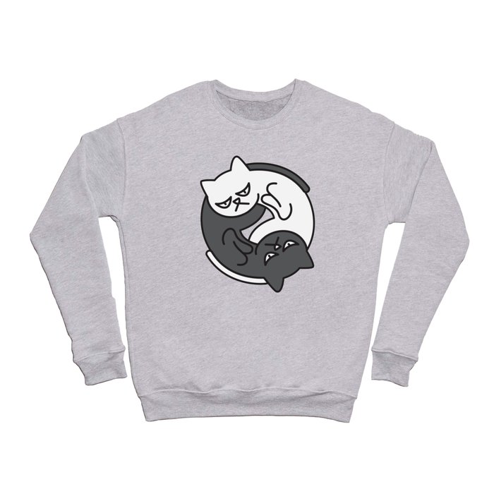Yin Yang Cat Crewneck Sweatshirt