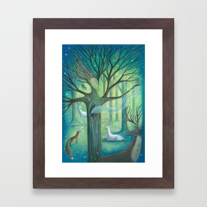 Advice From A Tree Framed Art Print By Karendavis Society6