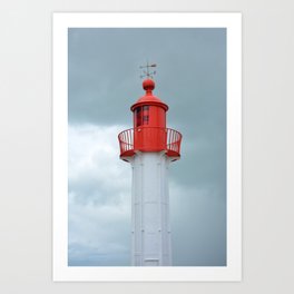 Lighthouse | Deauville, France Art Print