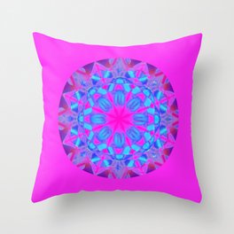 Flower Mandala Throw Pillow