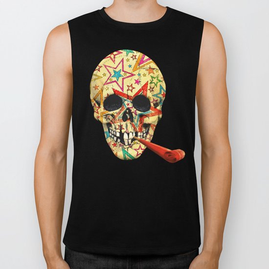 skull Biker Tank