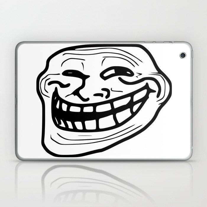 Crazy Troll Face Social Media | iPad Case & Skin