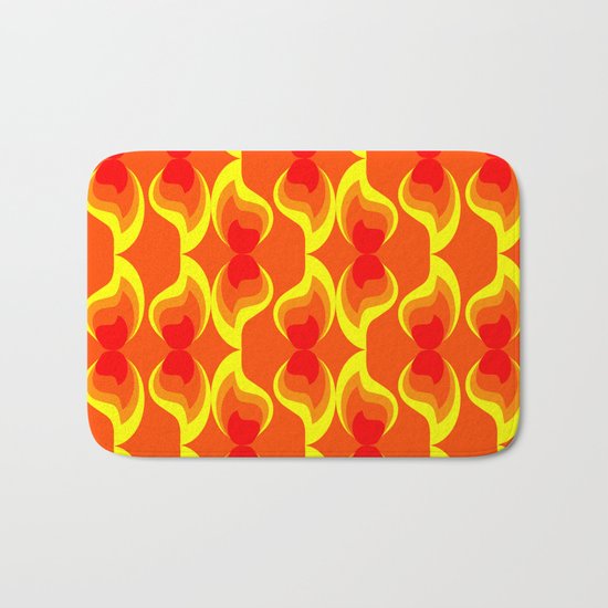 Flames Bath Mat