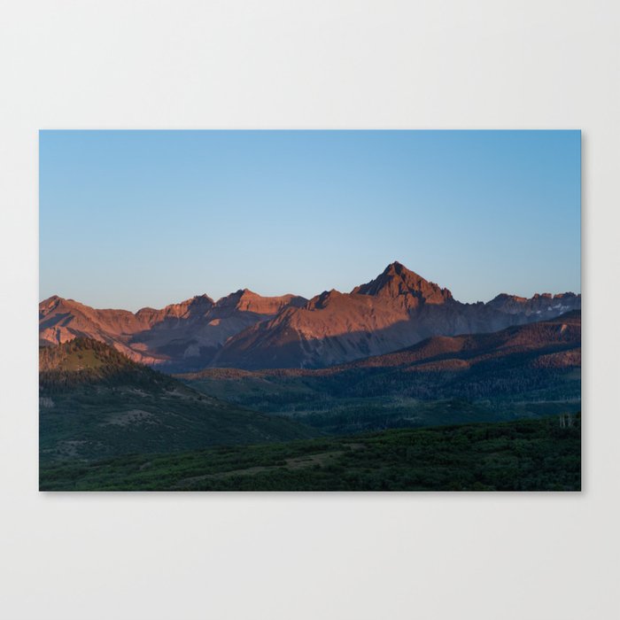 Mt Sneffels at Sunset Canvas Print