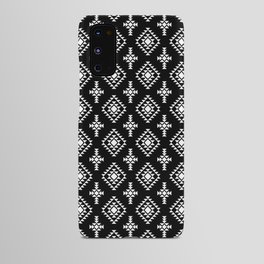 Black and White Native American Tribal Pattern Android Case