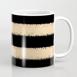 Peach and Black Horizontal Stripe Pattern Pairs 2022 Popular Color Peace Yellow SW 2857 Coffee Mug