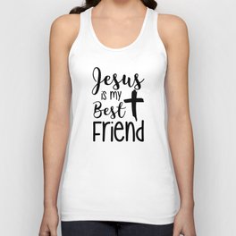 Jesus Is My Best Friend Unisex Tank Top