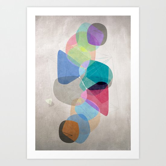 Graphic 100 Art Print
