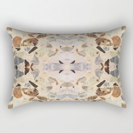 Terrazzo Rorschach Testing Rectangular Pillow
