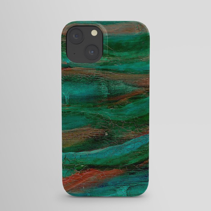 Textured Turquoise and Copper Design Arizona Colors iPhone Case