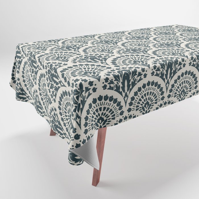 Art Deco Patterned Boho Tablecloth
