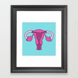 Hello my uterus Framed Art Print