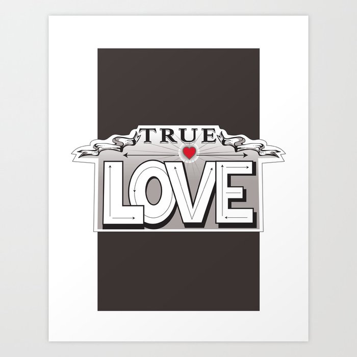 True Love Art Print