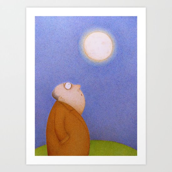 Super Moon Art Print