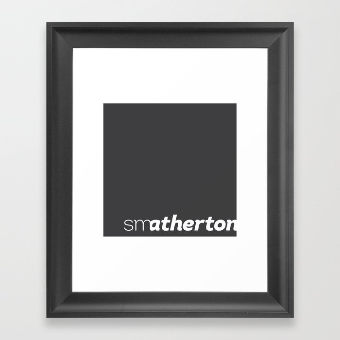 smatherton logo Framed Art Print