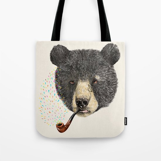 BLACK BEAR SAILOR Tote Bag