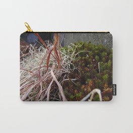 Dry Grass, Moss, and Rock Carry-All Pouch
