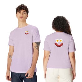 Bacon and Eggs Breakfast Smile T Shirt