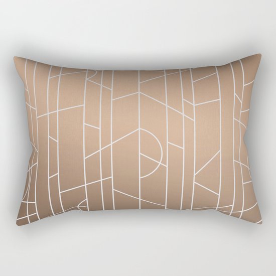 Patternbronze #3 Rectangular Pillow