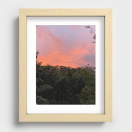 Sunset punch Recessed Framed Print