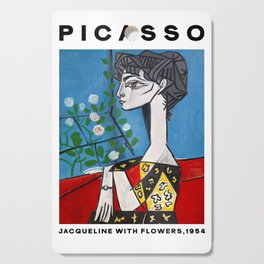 Picasso Jacqueline with Flowers 1954 Cutting Board
